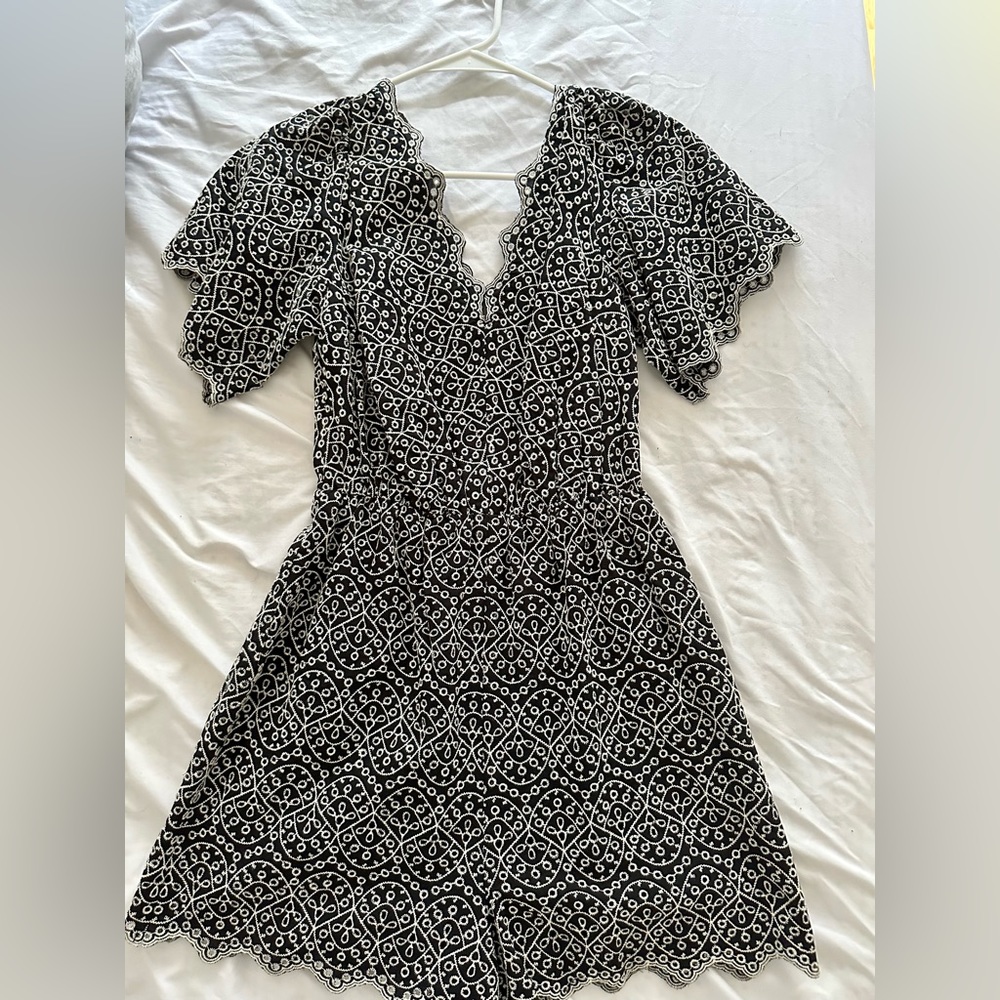 Black and White Romper